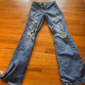 AE Distressed Blue Women's Jeans Size 2